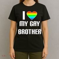 I Heart My Gay Brother T-Shirt thumb 4