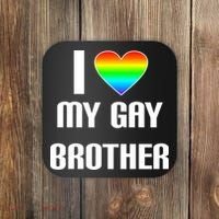 I Heart My Gay Brother Coaster thumb 0