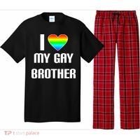 I Heart My Gay Brother Pajama Set thumb 0