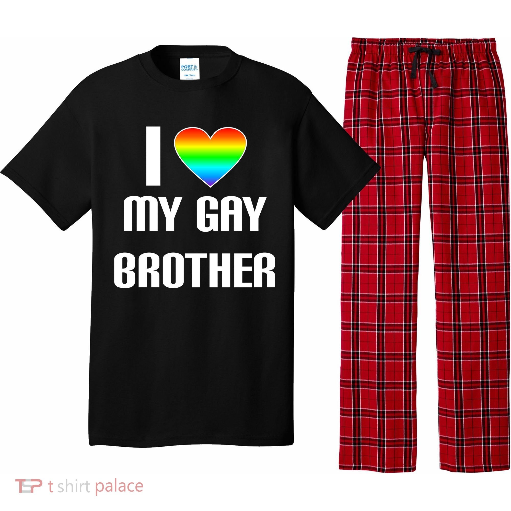 I Heart My Gay Brother Pajama Set