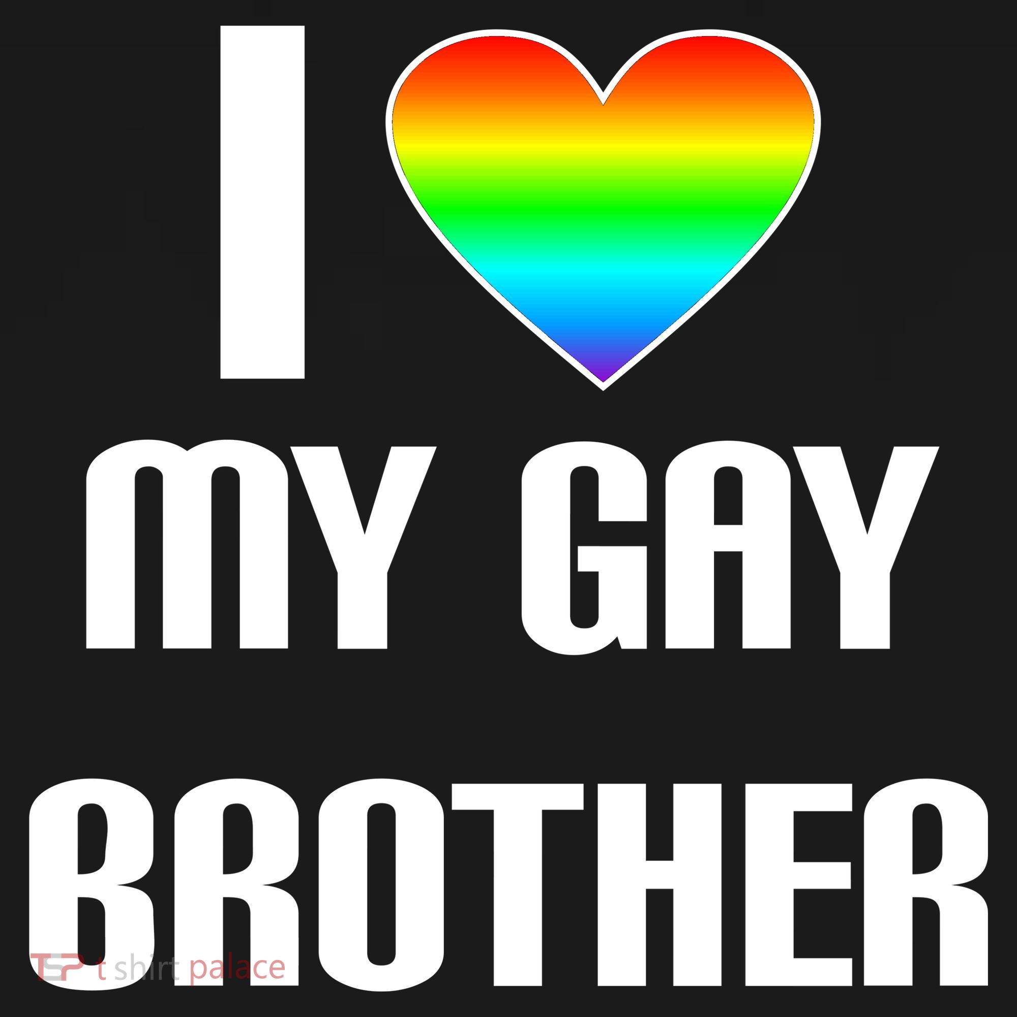 I Heart My Gay Brother Women's Hoodie