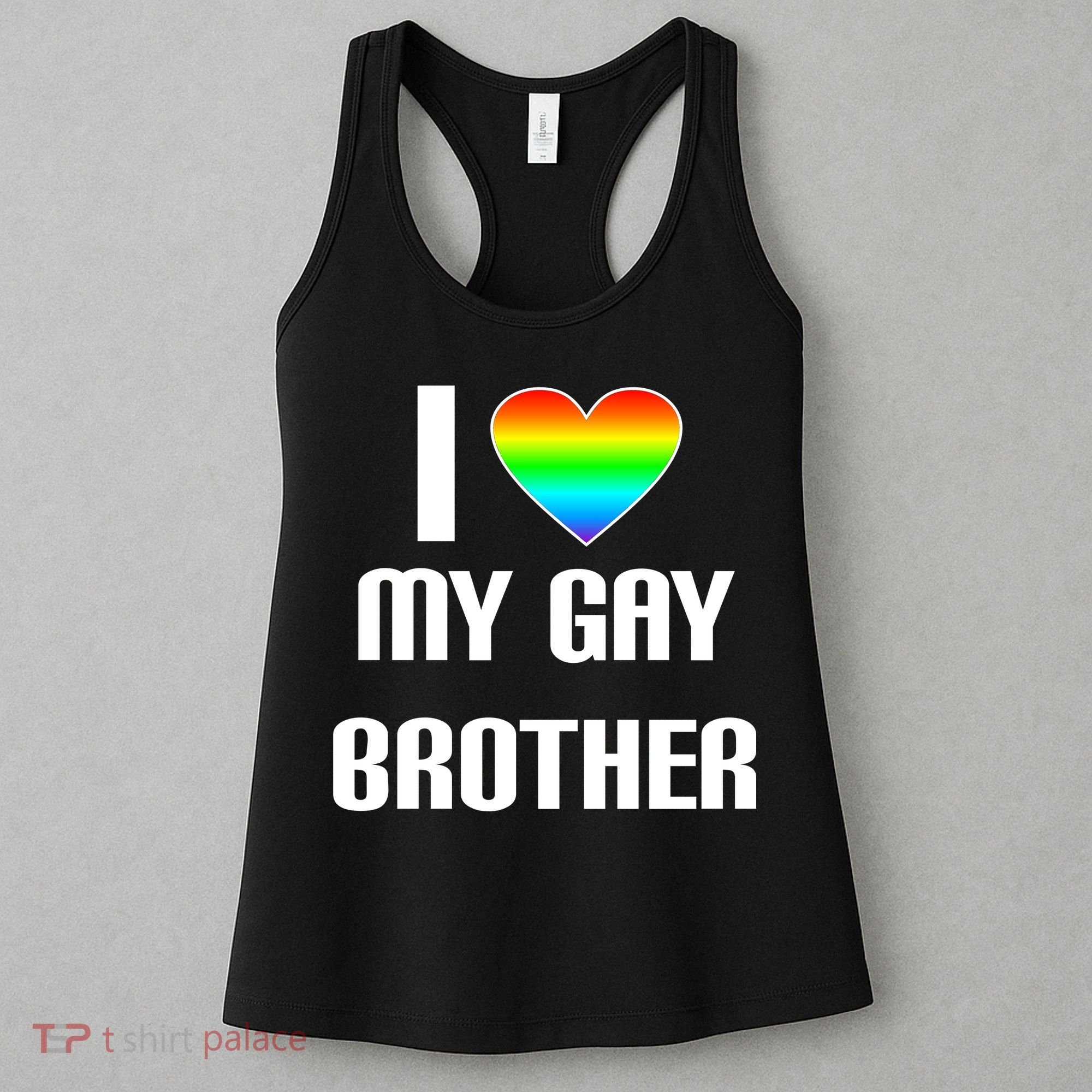 I Heart My Gay Brother Women's Tank Top