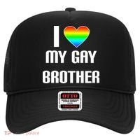 I Heart My Gay Brother Hat thumb 0