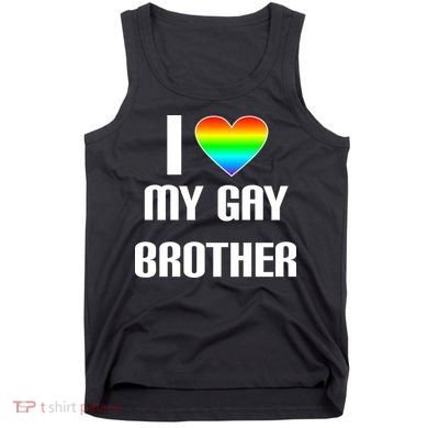 I Heart My Gay Brother Tank Top