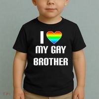 I Heart My Gay Brother Toddler T-Shirt thumb 2