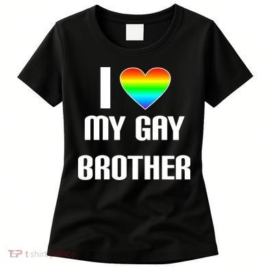 I Heart My Gay Brother Women's T-Shirt