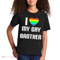 I Heart My Gay Brother Kids T-Shirt thumb 2