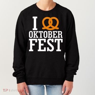 I Heart Oktoberfest Pretzel Women's Sweatshirt