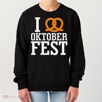 I Heart Oktoberfest Pretzel Women's Sweatshirt thumb 0