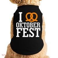 I Heart Oktoberfest Pretzel Doggie Tank thumb 0