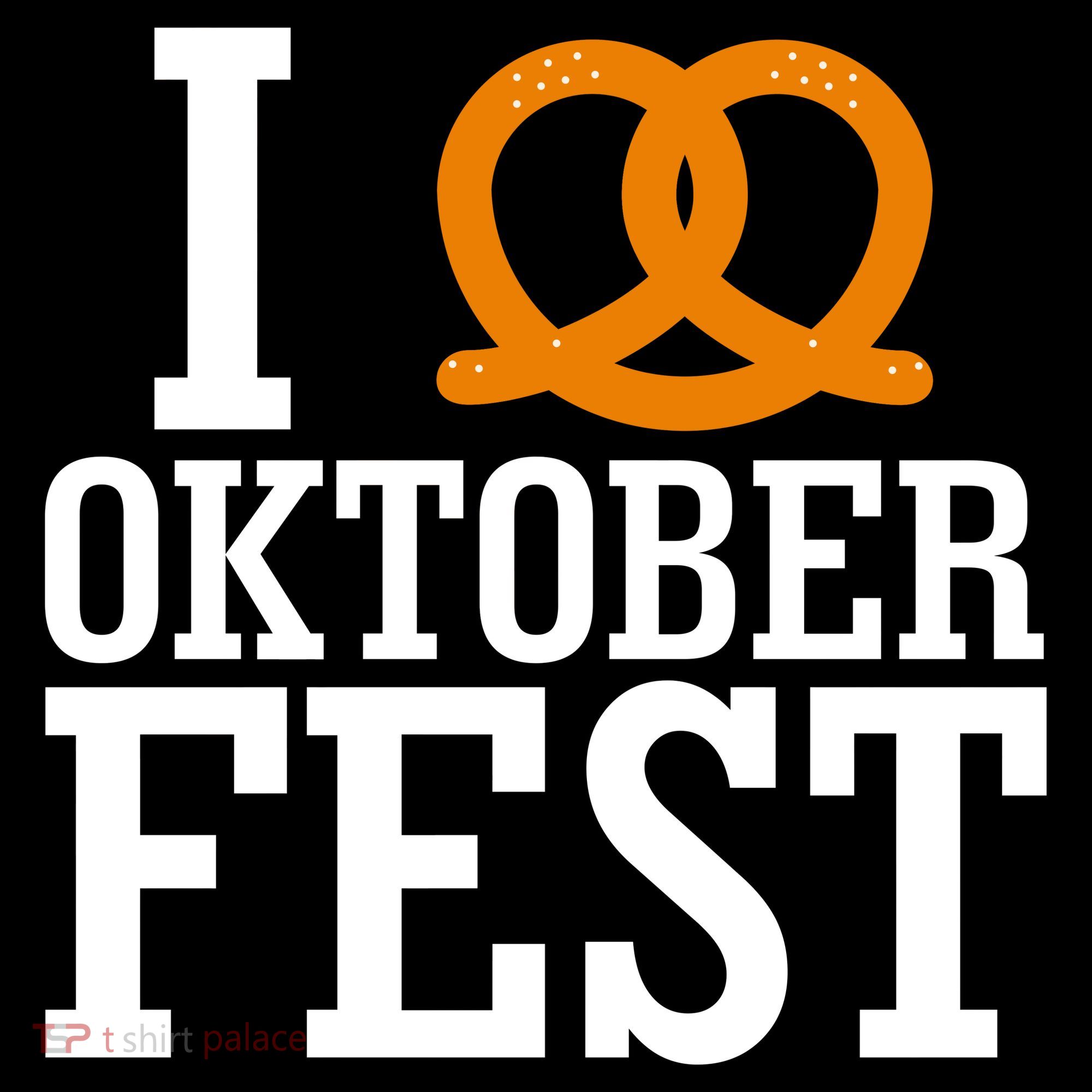I Heart Oktoberfest Pretzel Women's Hoodie