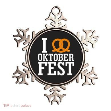 I Heart Oktoberfest Pretzel Ornament