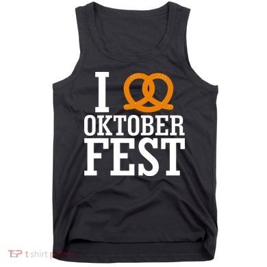 I Heart Oktoberfest Pretzel Tank Top