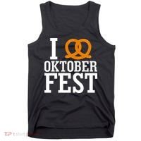 I Heart Oktoberfest Pretzel Tank Top thumb 0