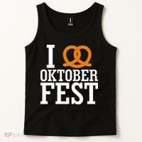 I Heart Oktoberfest Pretzel Tank Top thumb 2