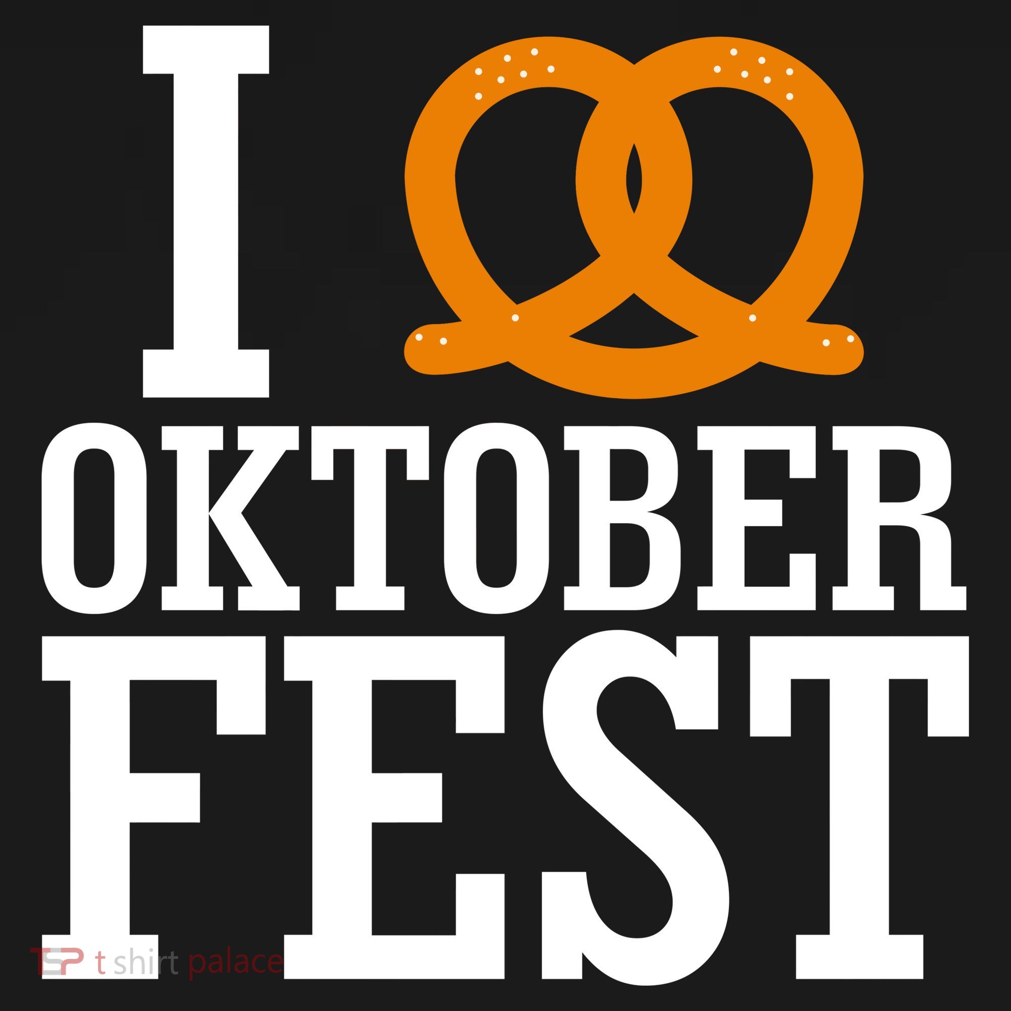 I Heart Oktoberfest Pretzel Kids Sweatshirt