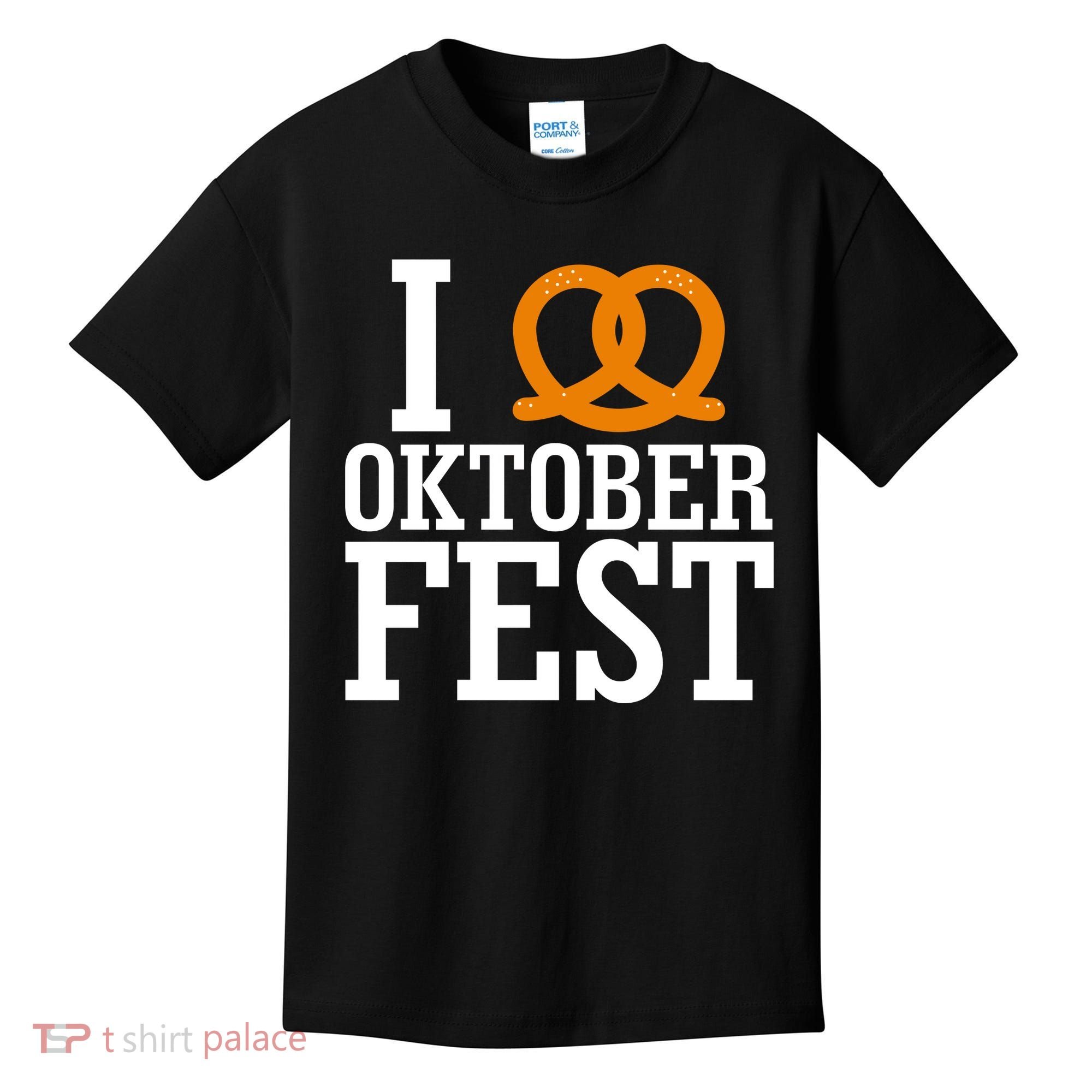 I Heart Oktoberfest Pretzel Kids T-Shirt