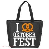 I Heart Oktoberfest Pretzel Tote Bag thumb 0