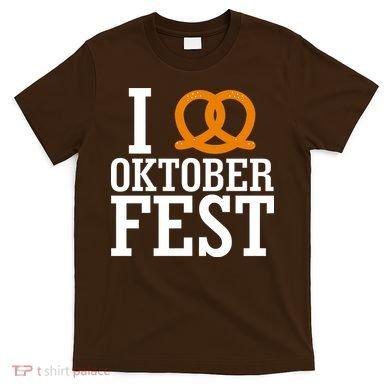 I Heart Oktoberfest Pretzel T-Shirt
