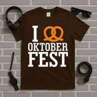 I Heart Oktoberfest Pretzel T-Shirt thumb 5