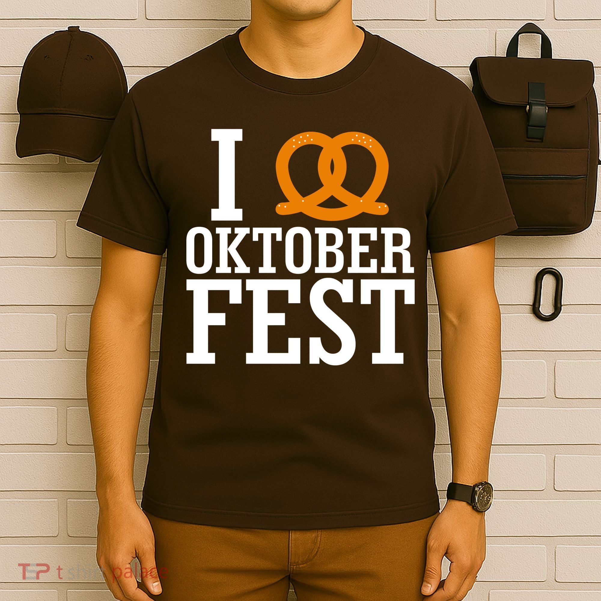 I Heart Oktoberfest Pretzel T-Shirt