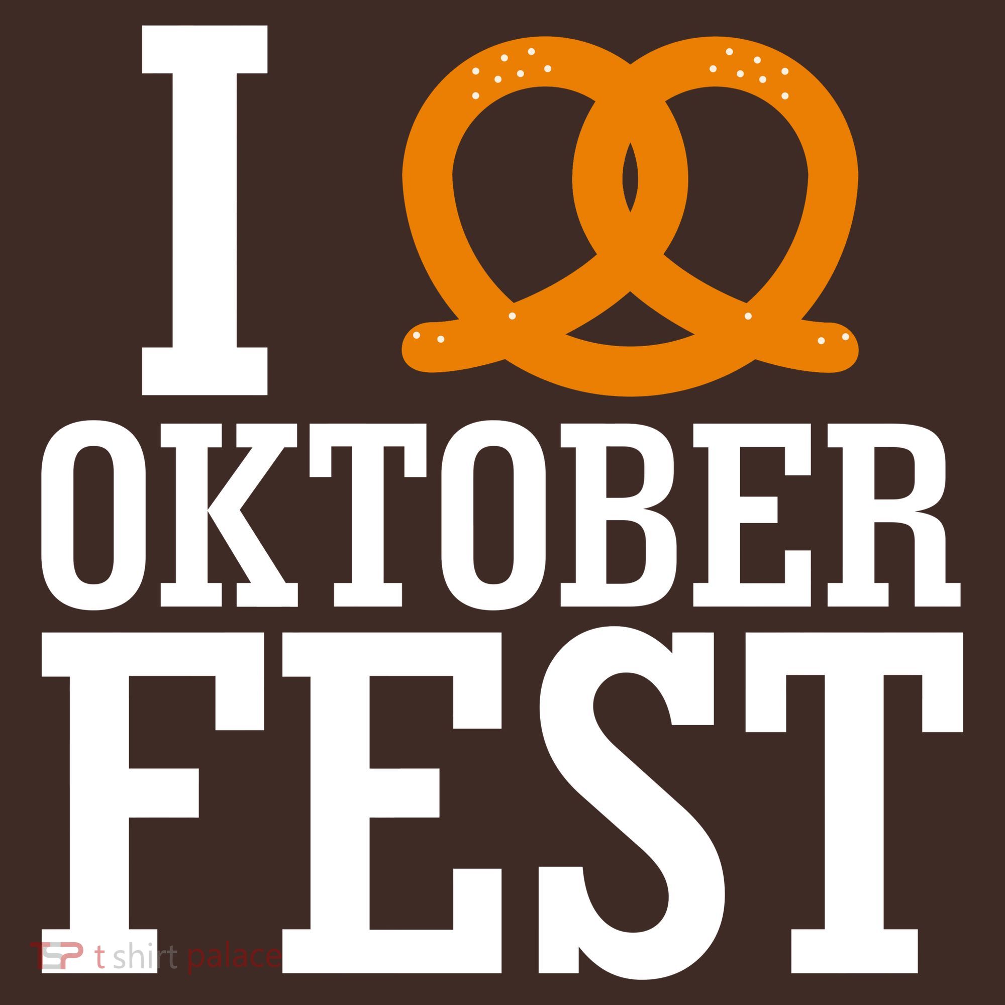 I Heart Oktoberfest Pretzel T-Shirt