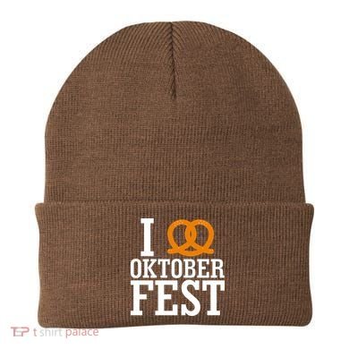 I Heart Oktoberfest Pretzel Beanie