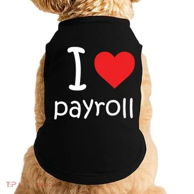 I Heart Payroll Doggie Tank