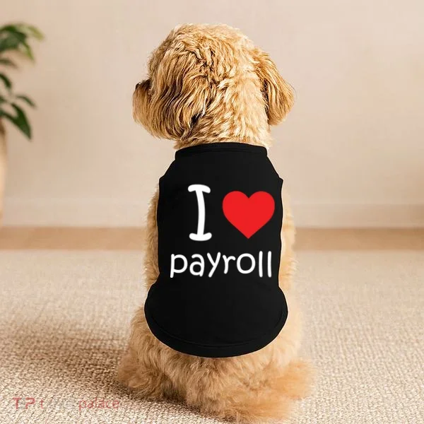 I Heart Payroll Doggie Tank
