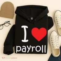 I Heart Payroll Hoodie thumb 4