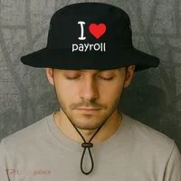 I Heart Payroll Bucket Hat thumb 2