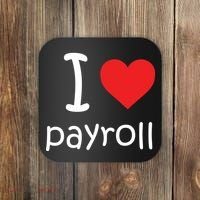 I Heart Payroll Coaster thumb 0