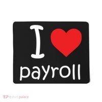I Heart Payroll Mousepad thumb 0