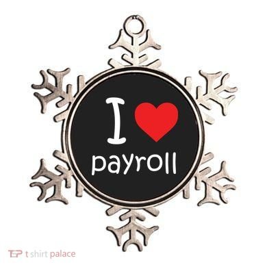I Heart Payroll Ornament