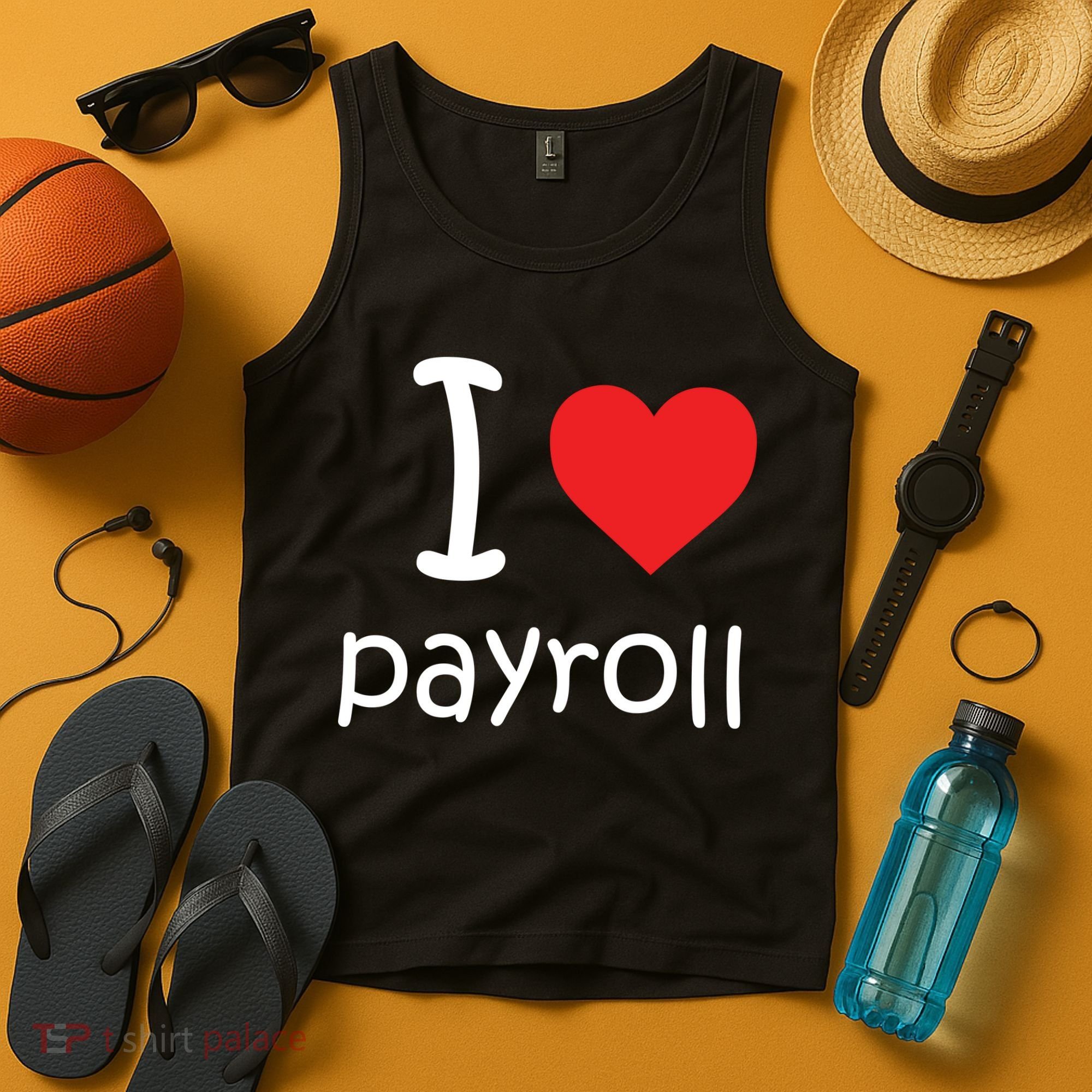 I Heart Payroll Tank Top