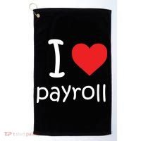 I Heart Payroll Golf Towel thumb 0