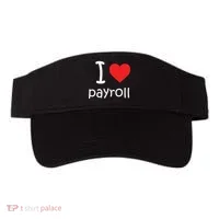 I Heart Payroll Visor thumb 0