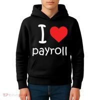 I Heart Payroll Kids Hoodie thumb 4