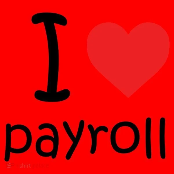 I Heart Payroll Santa Hat
