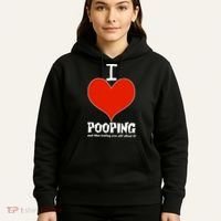 I Heart Pooping and Texting Hoodie thumb 5