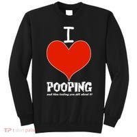 I Heart Pooping and Texting Sweatshirt thumb 0