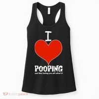 I Heart Pooping and Texting Women's Tank Top thumb 0