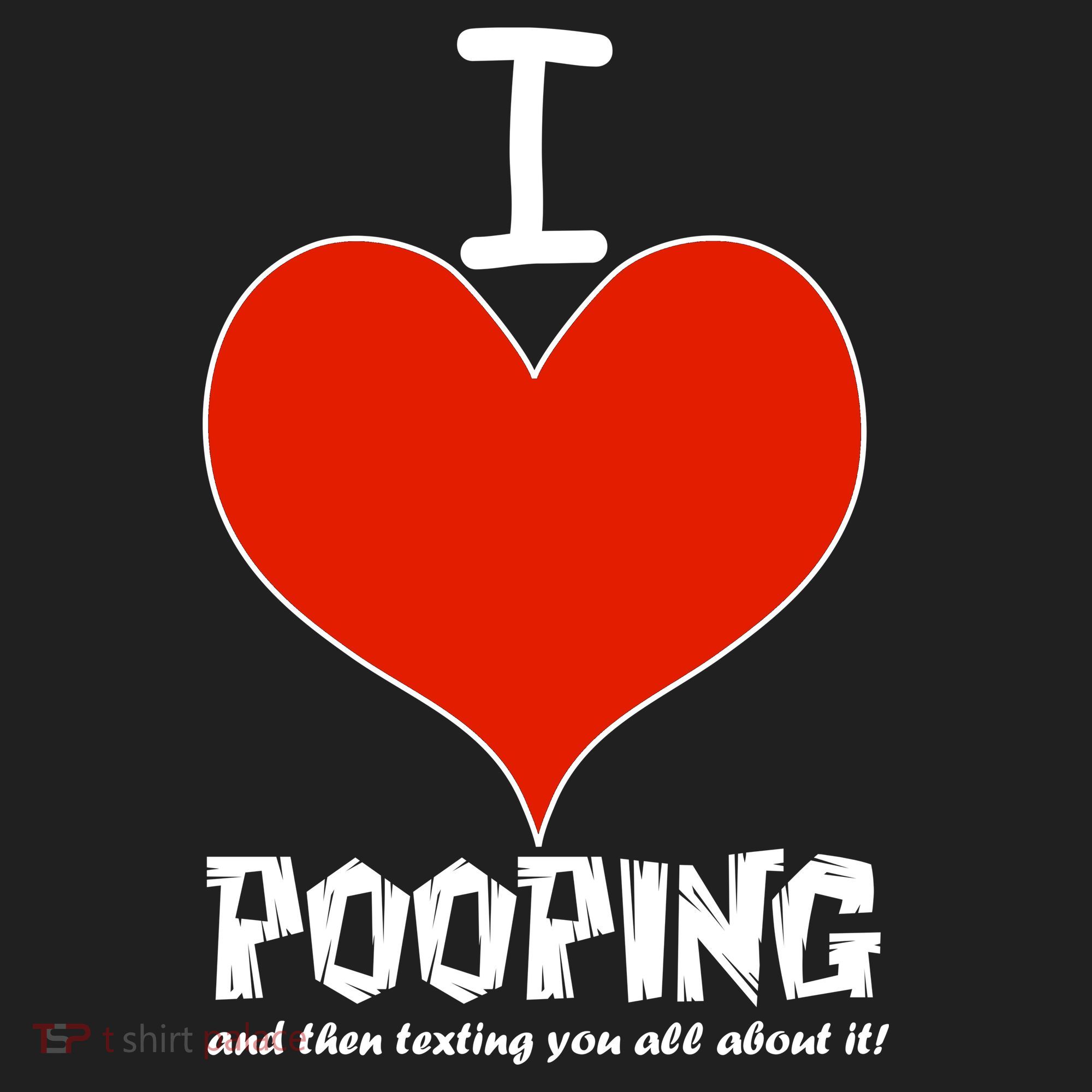 I Heart Pooping and Texting Hat