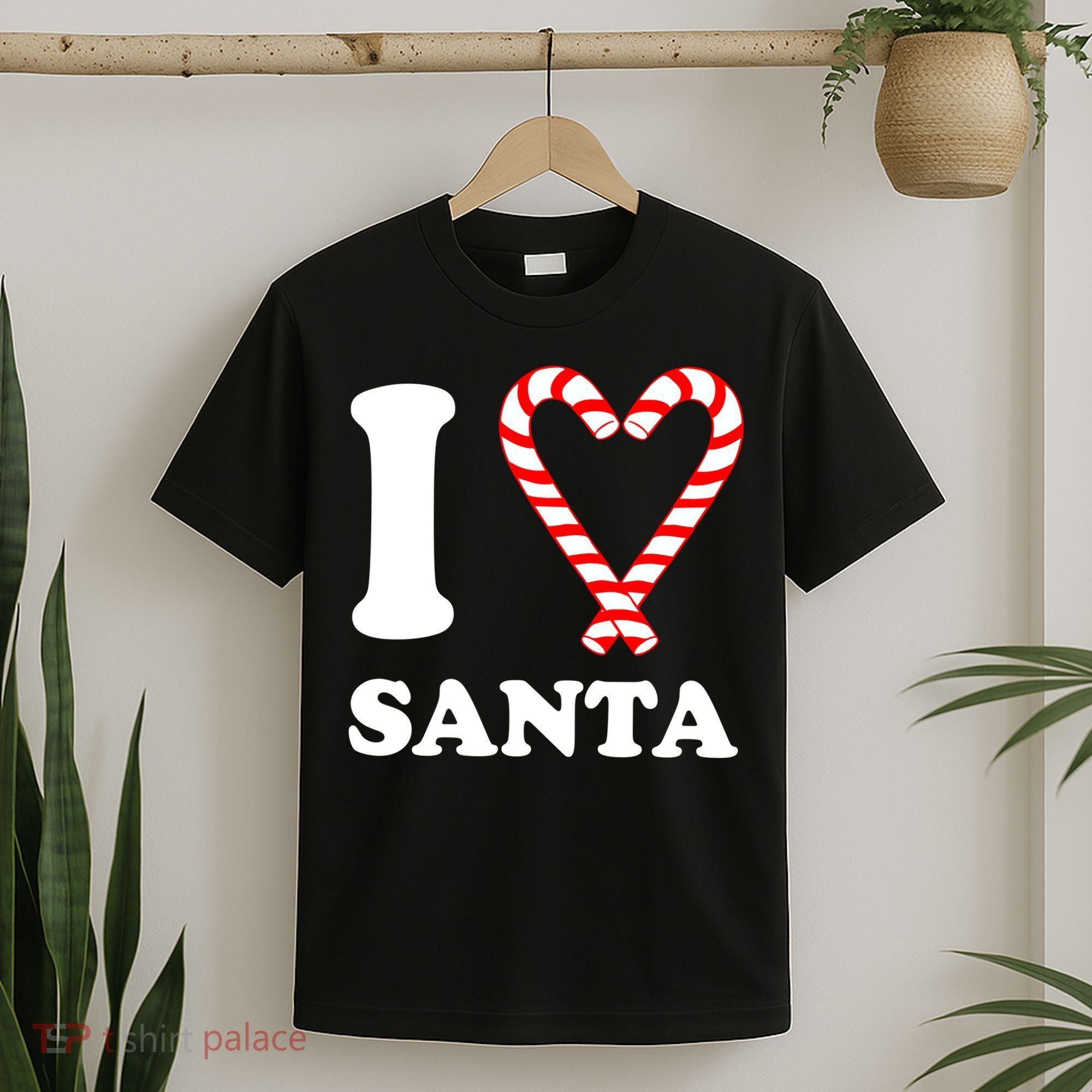 I Heart Santa Candy Cane T-Shirt