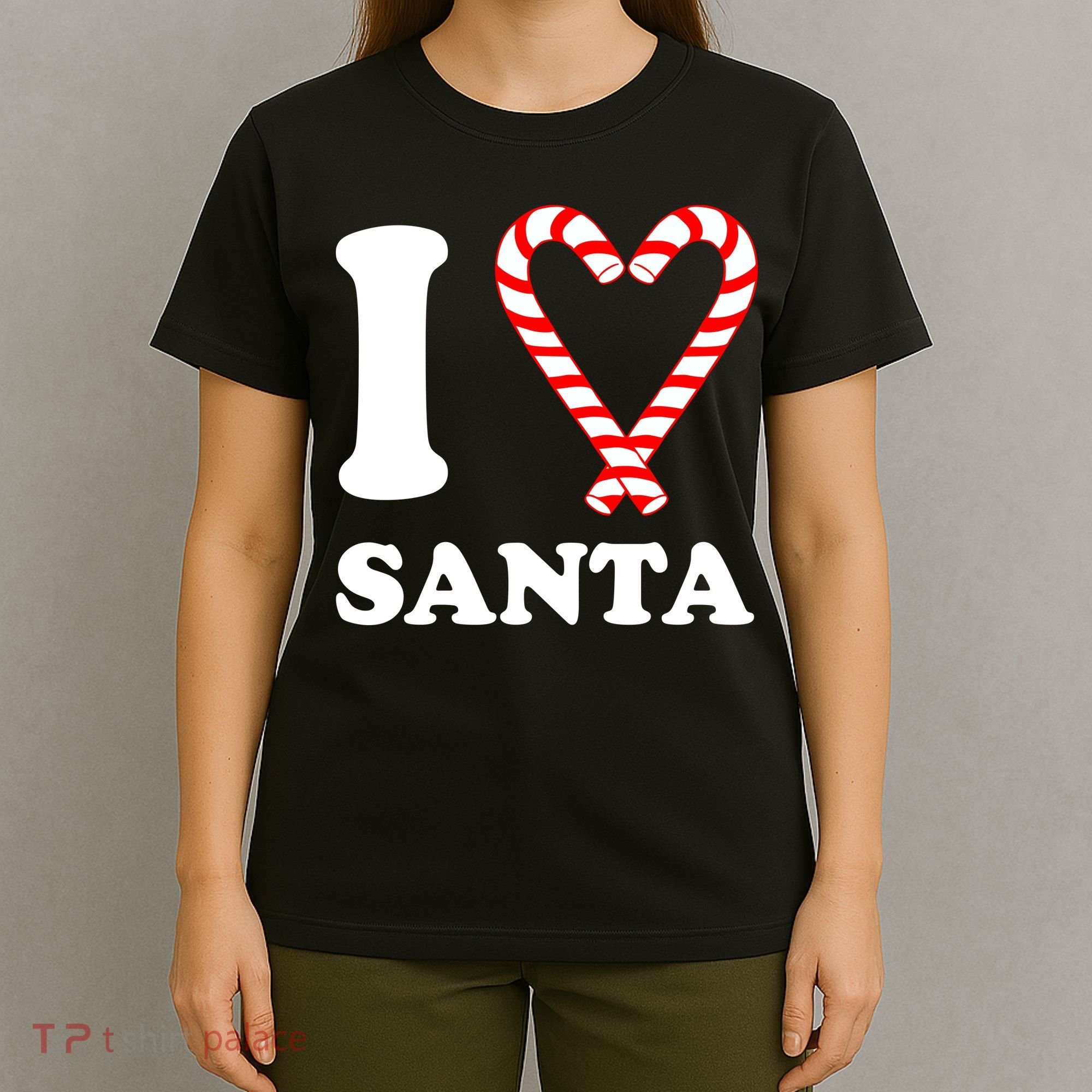 I Heart Santa Candy Cane T-Shirt