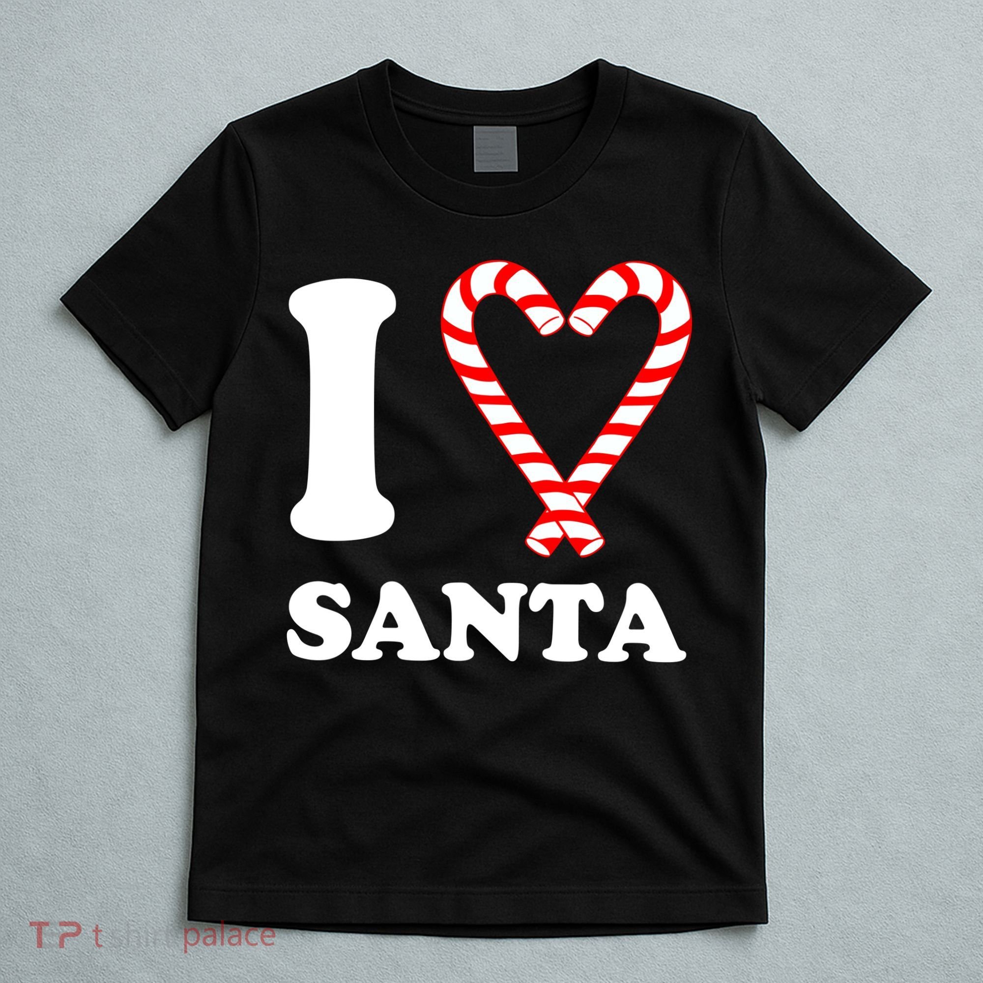 I Heart Santa Candy Cane T-Shirt