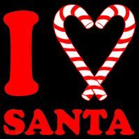 I Heart Santa Candy Cane Coffee Mug thumb 5