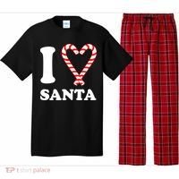 I Heart Santa Candy Cane Pajama Set thumb 0
