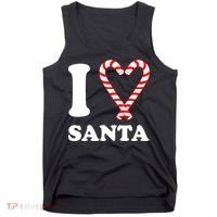 I Heart Santa Candy Cane Tank Top thumb 0