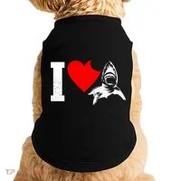 I Heart Sharks Doggie Tank thumb 0